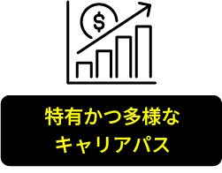特有かつ多様なキャリアパス